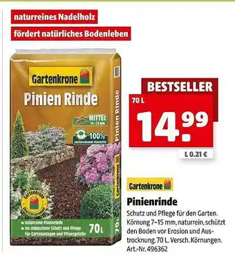 Hagebau Gartenkrone pinienrinde Angebot