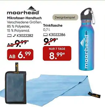 Galeria Moorhead mikrofaser-handtuch oder trinkflasche Angebot