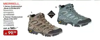 Galeria Merrell herren-outdoorschuh „moab 2 ltr mid gtx“ oder damen-outdoorschub „moab 2 mid gtx“ Angebot