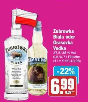 Hit Zubrowka biala oder grasovka vodka Angebot