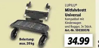 Lidl Lupilu mitfahrbrett universal Angebot