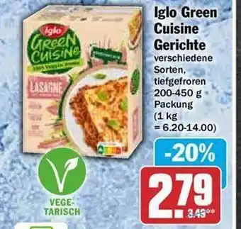 Hit Iglo green cuisine gerichte Angebot