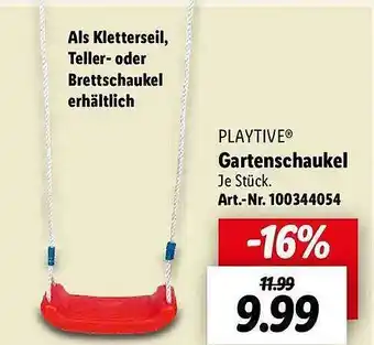 Lidl Playtive gartenschaukel Angebot