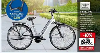 Lidl Zündapp e-bike „z905 700c“, 28 zoll Angebot