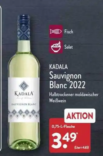 Aldi Nord Kadala sauvignon blanc 2022 Angebot