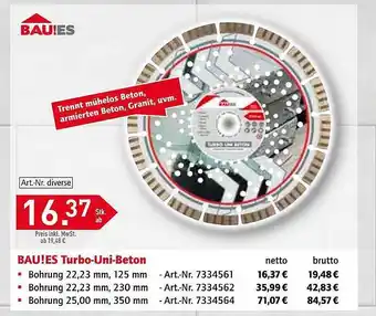 Bauking Bau!es turbo-uni-beton Angebot