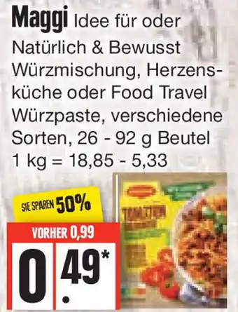 Edeka Maggi 26-92 g Beutel Angebot