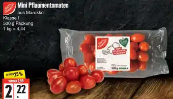 Edeka Gut & Günstig Mini Pflaumentomaten 500 g Packung Angebot