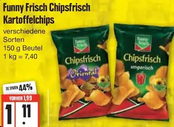 Edeka Funny Frisch Chipsfrisch Kartoffelchips 150 g Beutel Angebot