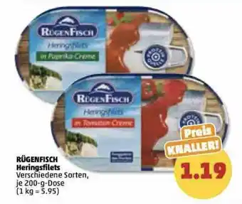 PENNY Rugenfisch Heringsfilets 200 g Angebot