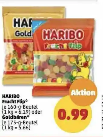 PENNY Haribo Frucht Flip o. Goldbaren 160/175 g Angebot