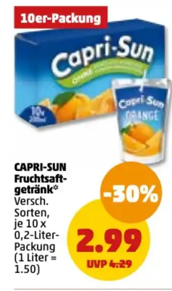 PENNY Capri-Sun Fruchtsaftgetrank 10*200 ml Angebot