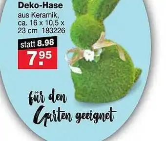 RL-Fundgrube Deko-hase Angebot