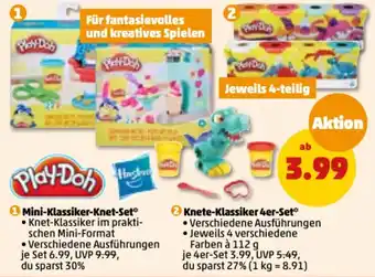 PENNY Play-Doh Mini-Klassiker-Knet-Set / Knete-Klassiker  4 st Angebot