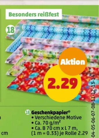 PENNY Geschenkpapier Angebot