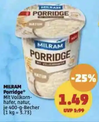 PENNY Milram Porridge 400 g Angebot