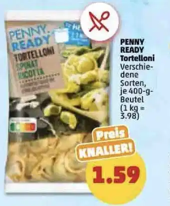 PENNY Penny Ready Tortelloni 400 g Angebot