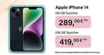 myExtra Shop Apple iphone 14 Angebot