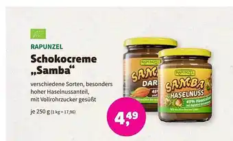 Naturgut Rapunzel schokocreme „samba“ Angebot