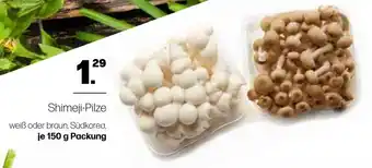 Handelshof Shimeji Pilze 150 g Packung Angebot