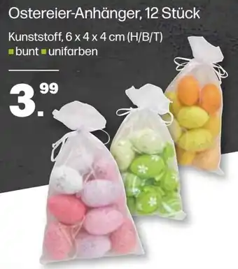 Handelshof Ostereier Anhänger, 12 Stück Angebot