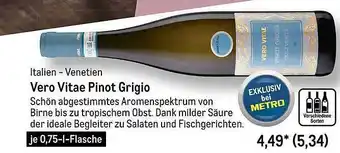 METRO Vero vitae pinot grigio Angebot