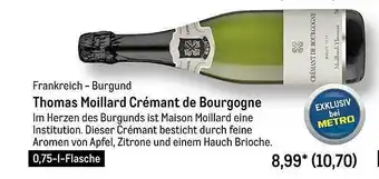 METRO Thomas moillard crémant de bourgogne Angebot