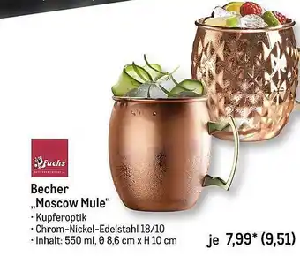 METRO Becher „moscow mule“ Angebot