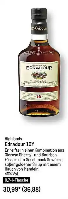 METRO Highlands edradour 10y Angebot