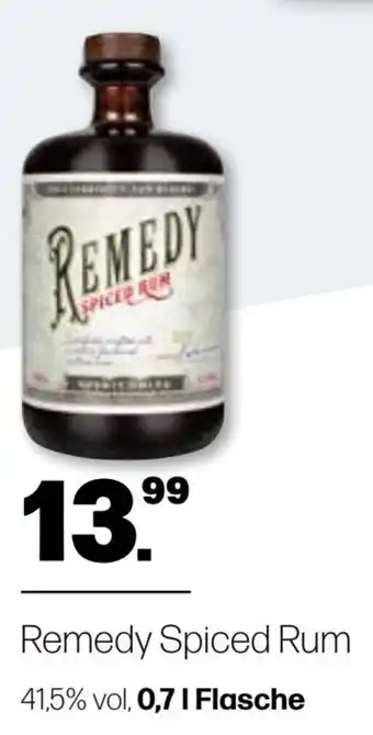 Handelshof Remedy Spiced Rum 0,7 L Flasche Angebot