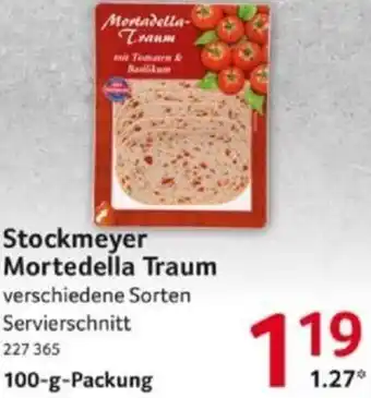 Selgros Stockmeyer Mortadella Traum 100 g Packung Angebot