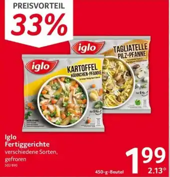 Selgros Iglo Fertiggerichte 450 g Beutel Angebot