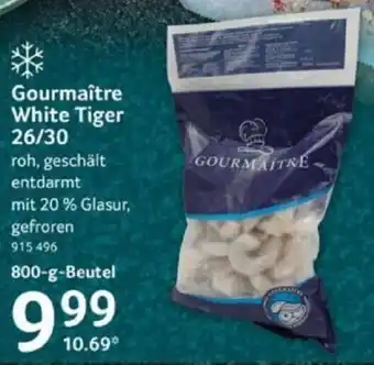 Selgros Gourmaître White Tiger 26/30, 800 g Beutel Angebot