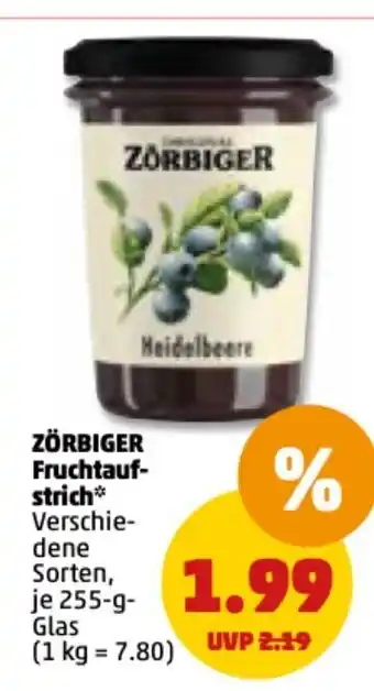 PENNY Zorbiger Fruchtaufstrich 255g Angebot