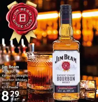 Selgros Jim Beam Kentucky Straight Bourbon Whiskey 0,7 L Flasche Angebot