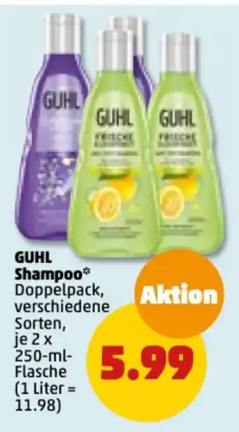 PENNY Guhl Shampoo 2*250ml Angebot