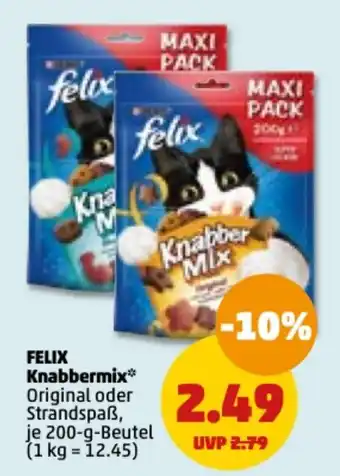 PENNY Purina Felix Knabbermix 200g Angebot