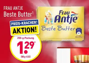 Aldi Nord Frau Antje Beste Butter 250g Angebot
