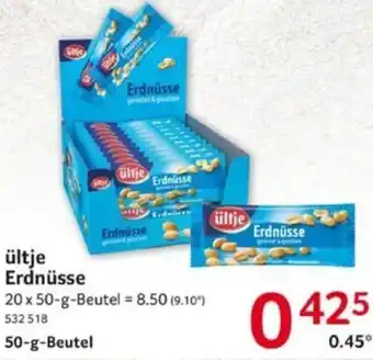 Selgros Ültje Erdnüsse 50 g Beutel Angebot