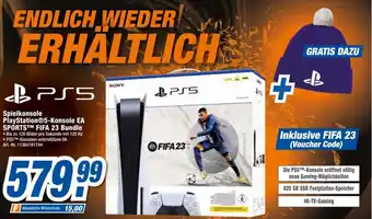 expert Techno Land PS5 Spielekonsole PlayStation 5 Konsole EA Sports Fifa 23 Bundle Angebot