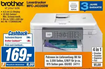 expert Techno Land Brother Laserdrucker MFC-J4335DW Angebot