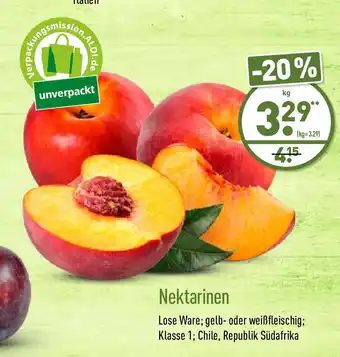 Aldi Nord Nektarinen Angebot