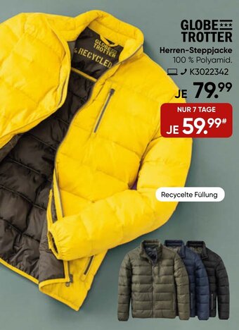 Galeria Globe Trotter Herren Steppjacke Angebot