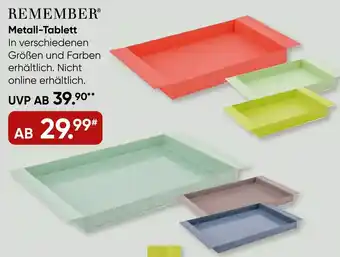 Galeria Remember Metall Tablett Angebot