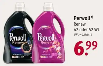 Rossmann Perwoll Renew 42 oder 52 WL Angebot