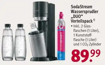 Rossmann Sodastream Wassersprudler Duo Vorteilspack Angebot