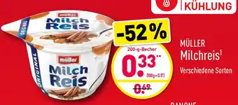 Aldi Nord Müller Milchreis 200g Becher Angebot