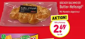 Aldi Nord Bäcker Bachmeier Butter Hefezopf 500g Angebot