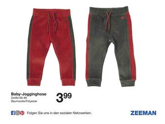 Zeeman Baby Jogginghose Angebot