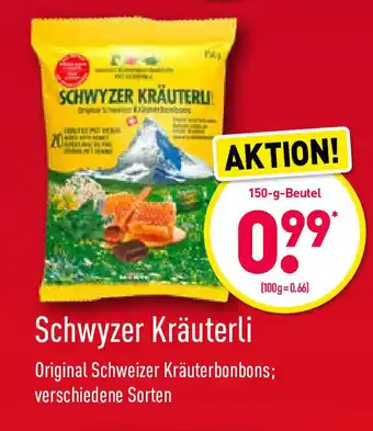 Aldi Nord Schwyzer Kräuterli 150g Beutel Angebot